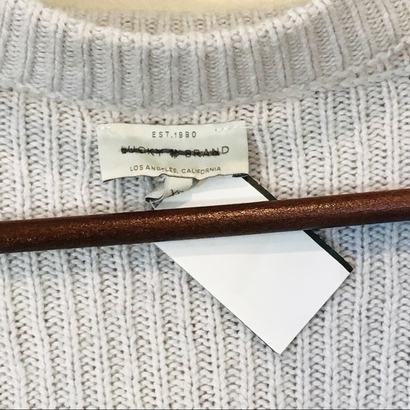 Lucky Brand NEW item  choker neck sweater wool - Picture 7 of 8